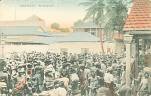 'Sekondi, Marktplatz'. Tinted photograph, undated.