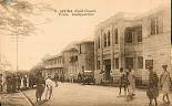 
'8. Accra (Gold-Coast). Police headquarters.' Photograph, undated.
The Scottish Mission Book Depots, PO Box 125, Accra (Gold Coast).