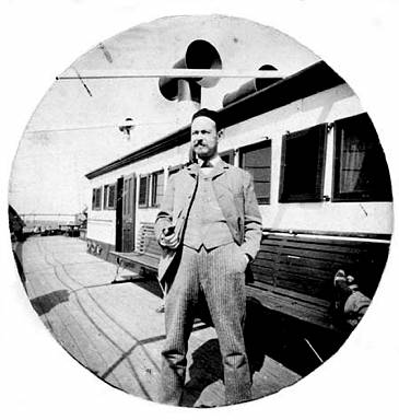 Hendrik Muller on board ship