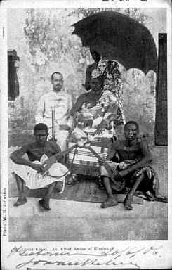 Portrait of H.P.N. Muller with Chief Andoh of Elmina