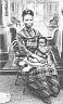  
Code: 0002 4062
Category: People from Elmina

Brother and sisters Coulon, Elmina
3. Johanna Vitringa Coulon

Pieter, Maria (ca. 1864-1953) and Johanna Vitringa Coulon were children of the Dutch colonial official Julius Vitringa Coulon (1824-1878), who served on the Gold Coast between 1853 and 1866, and Adjua Hogen from Elmina. At the time of Muller's visit, Pieter was registrar to the District Commissioner's Court at Elmina. Johanna has her daughter Mercy Hughes sitting on her lap. Descendants of the two women still live in Cape Coast and Elmina.