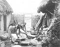 Code: 0002 4038
Category: Images of the colonial Gold Coast

Compound in Osu, Accra

Women grinding corn in the compound of a traditional swish house in Osu, Accra, circa 1870-'80. Photo probably taken by Basle missionary in Accra.
