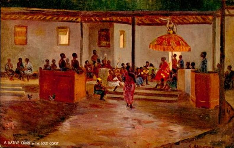 A Native Court on the Gold Coast.