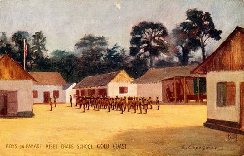 Boys on Parade. Kibbi Trade School, Gold Coast.