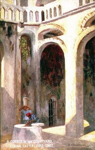 A corner of the courtyard, Elmina Castle, Gold Coast.