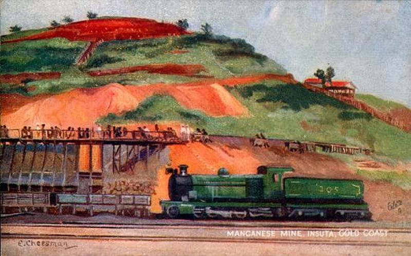 Manganese Mine. Insuta. Gold Coast.